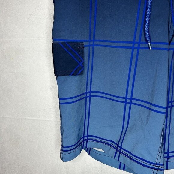 George Blue Quick Dry Board Swim Trunks Shorts Sz S (28-30) Lined - Picture 3 of 4